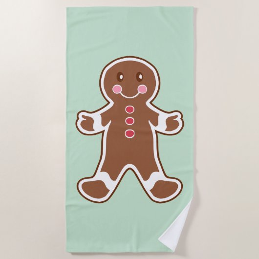 Grote Kerststol Handdoek Cadeau (Voorkant)