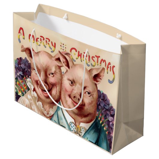 Grote kersttaart groot cadeauzakje (Achterkant Gekanteld)