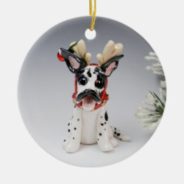Grote kerstversiering van Dane Dog Keramisch Ornament