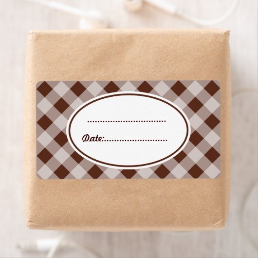 Grote Keukenlabels met Chocoladethema Etiket (Insitu)