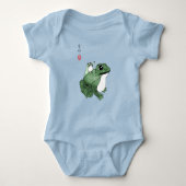 Grote kikker Kleine Japanse kikker Toad 19e eeuw Romper (Voorkant)