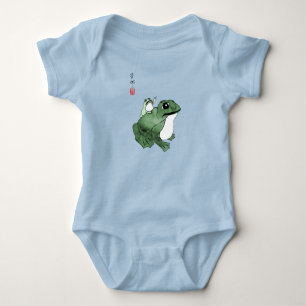 Grote kikker Kleine Japanse kikker Toad 19e eeuw Romper