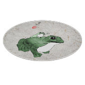 Grote kikker Kleine Japanse kikker Toad 19e eeuw Snijplank (Hoek)