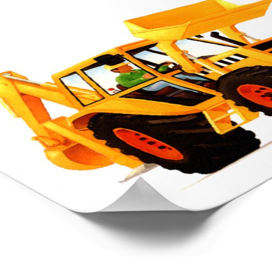 Grote Kinder bouwkunst Poster (Hoek)