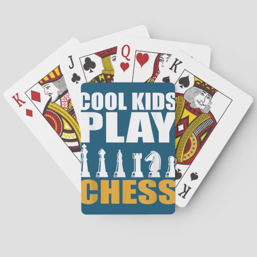 Grote Kinder schaafkoppen Meisjes Pokerkaarten (Achterkant)