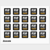 Grote Kinder schaafkoppen Meisjes Vierkante Sticker (Vel)
