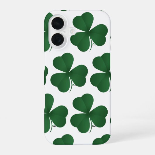 Grote Klaver iPhone 16 Hoesje (Achterkant)