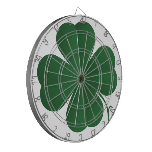 Grote klavertjevier dartbord (Voorkant Links)