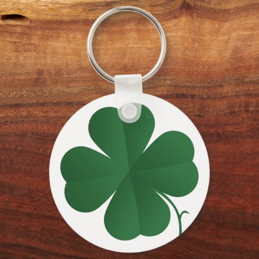 Grote klavertjevier sleutelhanger (Voorkant)