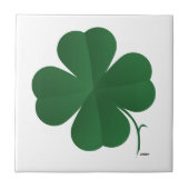 Grote klavertjevier tegeltje (Voorkant)