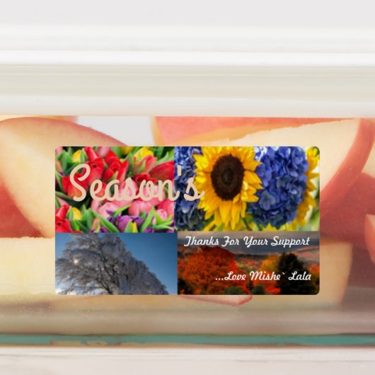 Grote kleefstof/waterdicht etiket labels (Aangebracht)