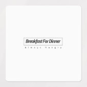 Grote kleefstof/waterdicht etiket labels (Design 1)