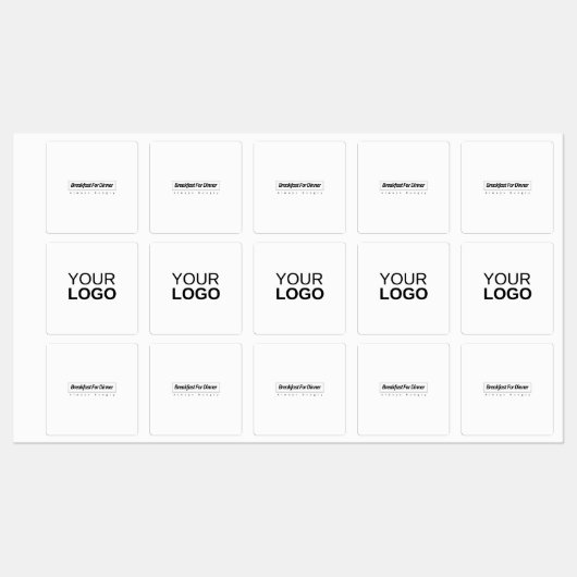 Grote kleefstof/waterdicht etiket labels (Vel)