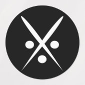 Grote kleefstof/waterdicht etiket labels (Design 2)