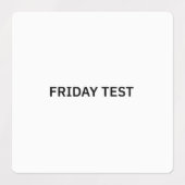 Grote kleefstof/waterdicht etiket labels (Design 1)