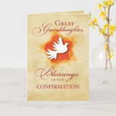 Grote kleindochter, bevestiging Gefeliciteerd Kaart (Gele Bloem)