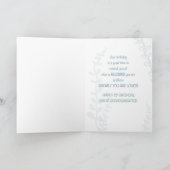 Grote kleindochter Religieuze 13e verjaardag Groen Kaart (Binnen)