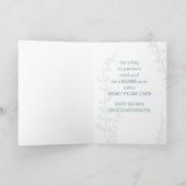 Grote kleindochter Religieuze Verjaardag Hand getr Kaart (Binnen)