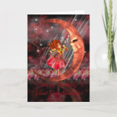 Grote kleindochter Verjaardag Kaart met Schattigee (Voorkant)