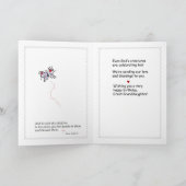 Grote kleindochter Vlinders Verjaardag Kaart (Binnen)