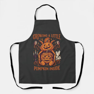 Grote Kleine Pompoen Binnen Halloween Pompoenen G Schort