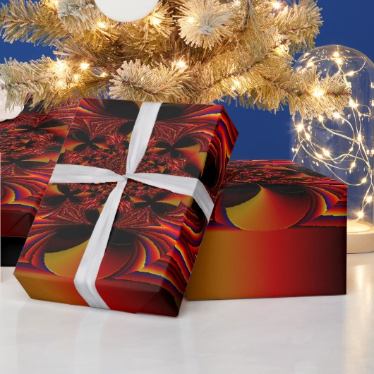 Grote kleine strepen met zwembad cadeaupapier (Feestdagen)