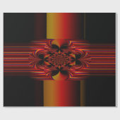 Grote kleine strepen met zwembad cadeaupapier (Vlak)