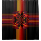 Grote kleine strepen met zwembad douchegordijn (Voorkant)