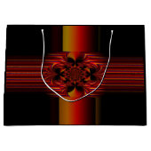 Grote kleine strepen met zwembad groot cadeauzakje (Voorkant)