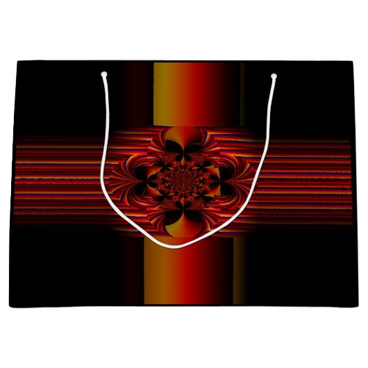 Grote kleine strepen met zwembad groot cadeauzakje (Voorkant)