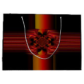 Grote kleine strepen met zwembad groot cadeauzakje (Achterkant)