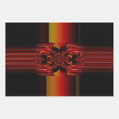 Grote kleine strepen met zwembad inpakpapier vel (Voorkant 2)