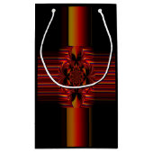 Grote kleine strepen met zwembad klein cadeauzakje (Achterkant)