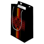 Grote kleine strepen met zwembad klein cadeauzakje (Voorkant Gekanteld)