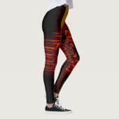 Grote kleine strepen met zwembad leggings (Rechts)