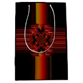 Grote kleine strepen met zwembad medium cadeauzakje (Voorkant)