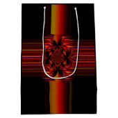 Grote kleine strepen met zwembad medium cadeauzakje (Achterkant)