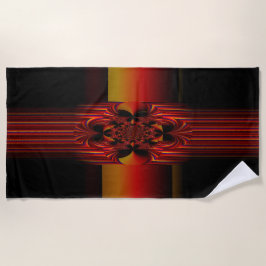 Grote kleine strepen met zwembad strandlaken