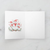 Grote kleinzoon Teddy Bear kerstboom Kaart (Binnen)