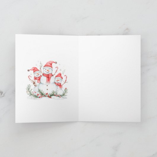 Grote kleinzoon Teddy Bear kerstboom Kaart (Binnen)