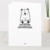 Grote kleuren mij | Cupcake Bloemen Verjaardag van Kaart (Achterkant)