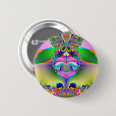 Grote kleuren ronde button 5,7 cm (Voorkant /achterkant)