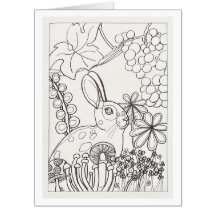 Grote kleuren verjaardagskaart