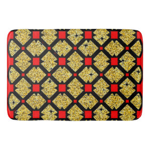 Grote kleurrijke badmat - modern design & antislip