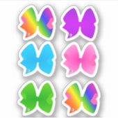 Grote kleurrijke bogen set - Inclusief regenboog Sticker (Voorkant)