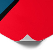 Grote kleurrijke moderne geometrische abstracte ku poster (Hoek)