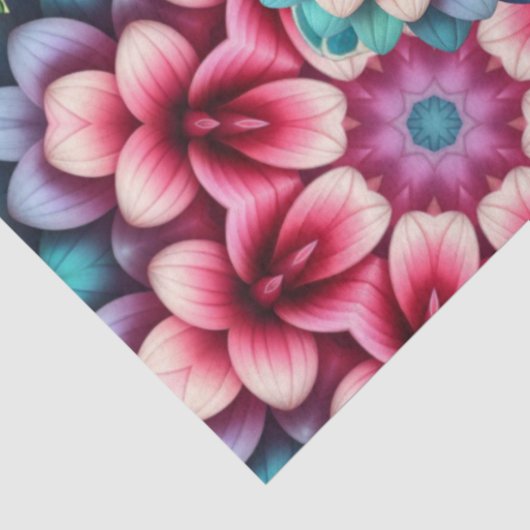 Grote Kleurrijke Tropische Zee Schildpadden Mama & Tissuepapier (Detail)