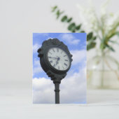 Grote klok briefkaart (Staand voorkant)