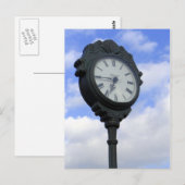 Grote klok briefkaart (Voorkant / Achterkant)