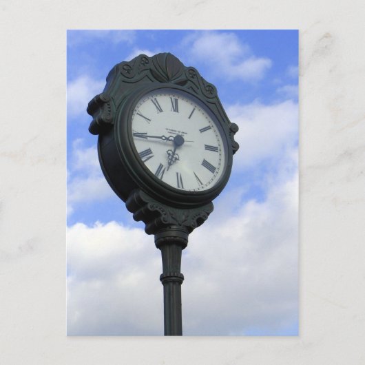 Grote klok briefkaart (Voorkant)